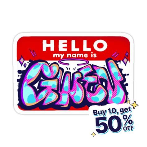 Gwen Stacy Graffiti Tag Spider Verse Sticker For Sale By