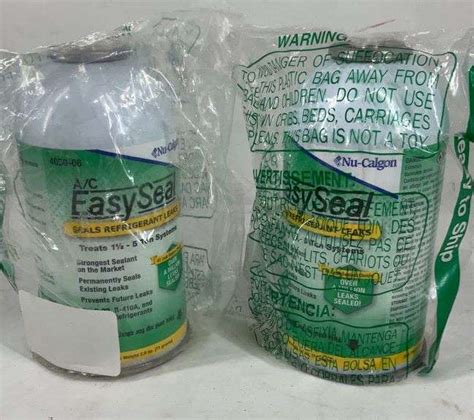Two Easy Seal Refrigerant Leak Cans Hash Auctions