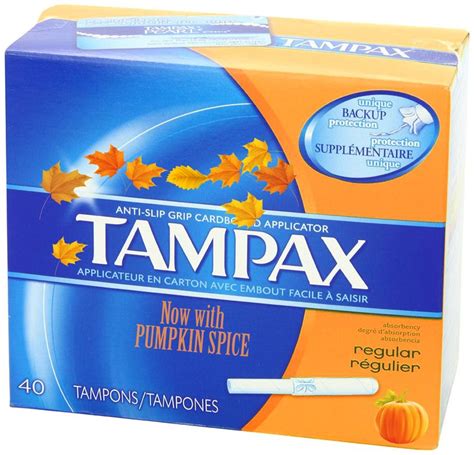 Pumpkin Spice Tampons I Ve Seen It All Well I Created It So Yeah Pumpkin Spice