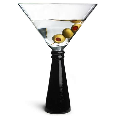 Suburb Black Stem Martini Glasses Drinkstuff