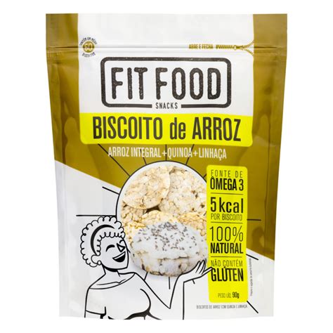 Biscoito De Arroz Fit Food