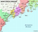 Map Of Coastal Maine Towns