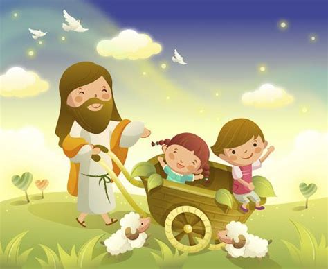 Dibujos Cristianos Evangelicos Para Niños A Color Jesus Cartoon