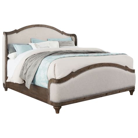 Mod wingback upholstered bed, queen and king; Standard Furniture Parliament Queen Upholstered Camelback ...