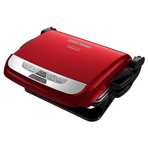 Grp4800r Red Deep Dish Bake Pan And Muffin Pan George Foreman 5 Serving