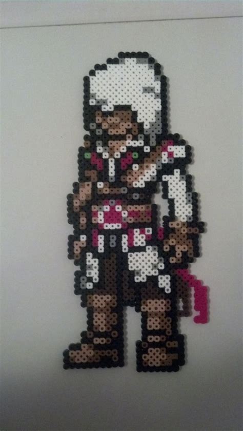 Ezio Assassin S Creed Perler Beads Plantillas Hama Beads Hama