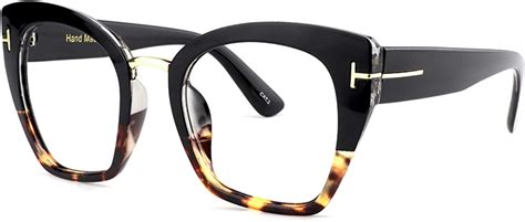zeelool readers thick cat eye reading eyeglasses for women with standard anti