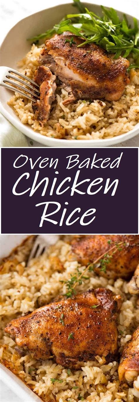 Oven Baked Chicken Rice Recipesfood