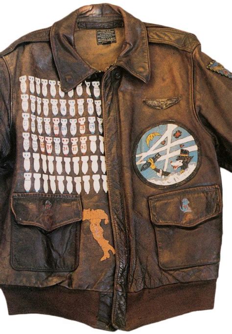 Wwii A2 Bomber Jacket War Paint Wwii Bomber Jacket Wwii Bomber