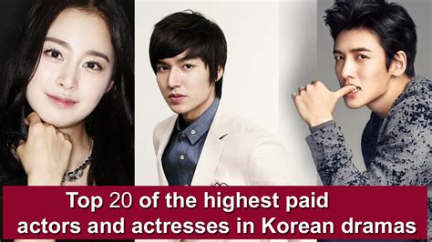 Highest Paid Korean Actress The 20 Most Successful And Highest Paid