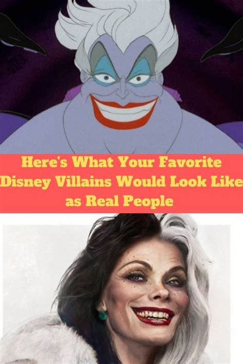 Heres What Your Favorite Disney Villains Would Look Like As Real