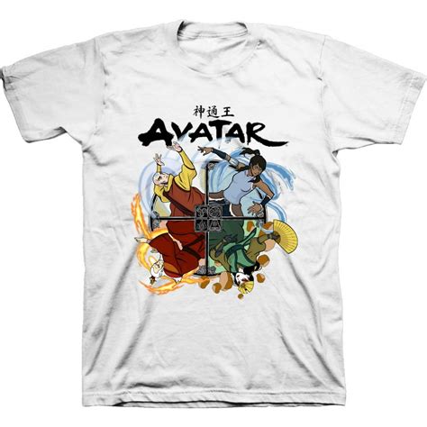 Nickelodeon Mens Avatar Last Airbender Shirt The Last Airbender Tee Aang Classic T Shirt