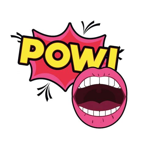 Premium Vector Female Mouth With Speech Bubble Isolated Icon