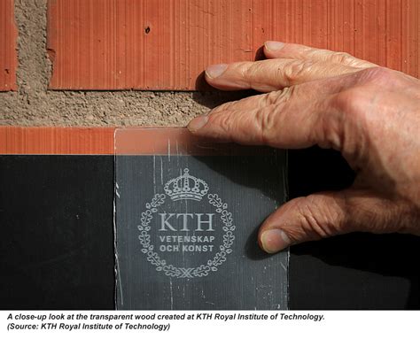 Clear As Wood Swedes Develop Transparent Wood Material