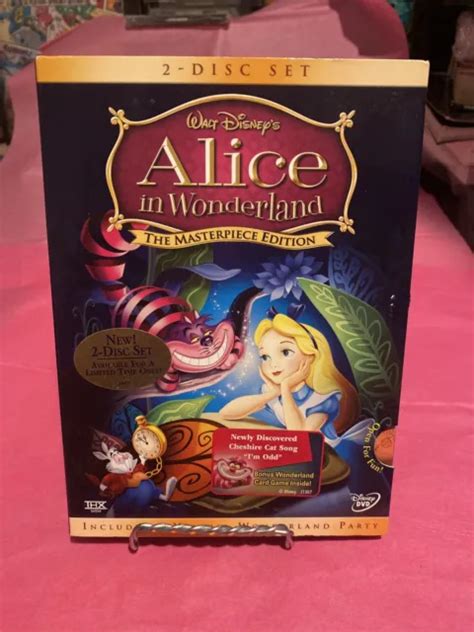 Alice In Wonderland Dvd 2004 2 Disc Set The Masterpiece Edition