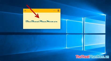 Tạo Sticky Note Ghi Chú Trên Màn Hình Desktop Windows 10 Windowvn