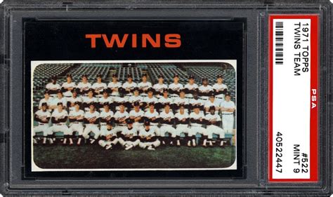 1971 Topps Twins Team Psa Cardfacts