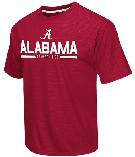 Alabama Crimson Tide Crimson Mens In The Vault Synthetic Poly Short Sleeve T Shirt Alabama