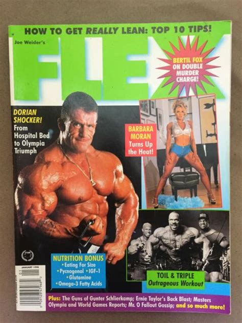 Flex Bodybuilding Magazine January 1998 Dorian Yates Barbara Moran Ebay