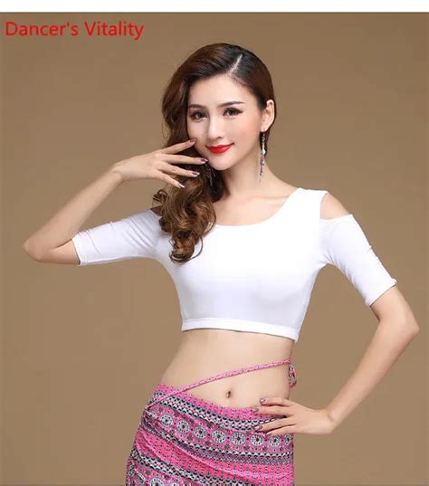Buy Women Belly Dance Costumes Sexy Half Sleeve Strapless Top For Ladyfemale