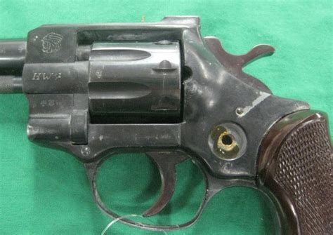 Rg Or Hawes German Made Hw7 22 Cal 8 Shot Double Action Revolver Blued