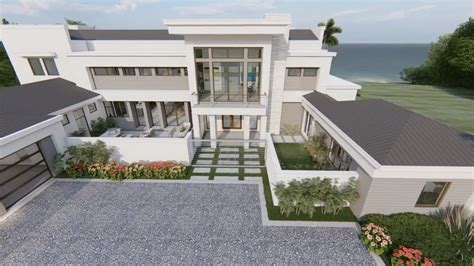 Phil Kean Design Group 3d Architectural Rendering For Modern Homes