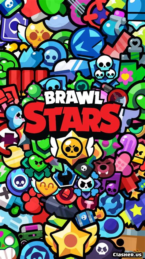 Download wallpaper to your on iphone or android in good quality. brawl stars, brawlers icon, background - Brawl Stars ...