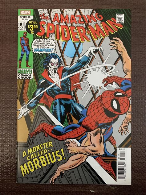 Marvel Facsimiles Amazing Spiderman 101 1st Appearance Morbius Nm Ebay