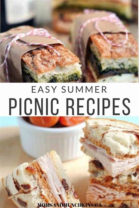 Picnic Recipes Summer Collection Moms And Munchkins