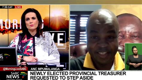 Newly Elected ANC Treasurer In Mpumalanga Mandla Msibi Requested To