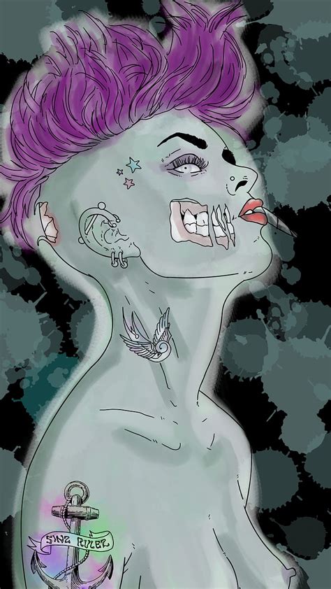 2k Free Download Zombie Pinup Art Girl Inked Pin Up Tattoo Hd