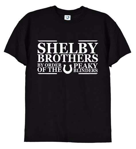 Shelby Brothers Peaky Blinders T Shirt In Black Or White Etsy