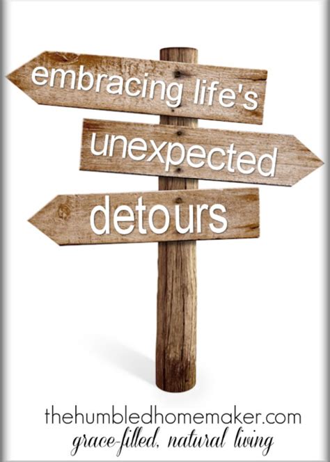 Embracing Lifes Detours
