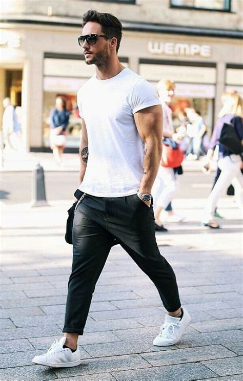 5 Coolest White T Shirt Outfit Ideas For Men Mens Summer Outfits