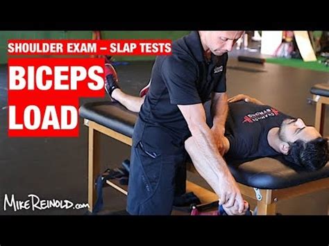 Biceps Load Test Slap Special Test Shoulder Clinical Examination
