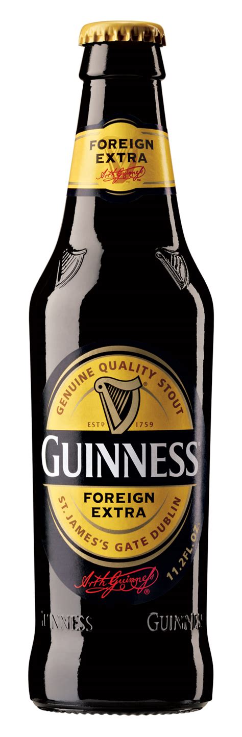 Since before the prohibition back in 1920. Guinness Brewery Guinness Foreign Extra