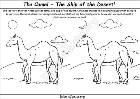 Metaphor is an implied simile. The Camel - The Ship of the Desert - Islamic Comics