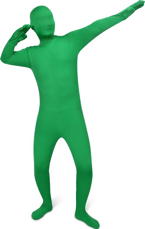 Green Full Body Unisex Zentai Disappearing Body Suit Tights Stretch Adult Costume For Men Women