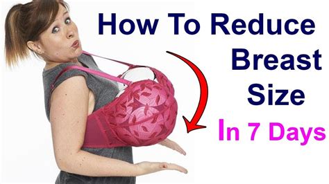 How To Reduce Breast Size Naturally At Home Best Health Youtube