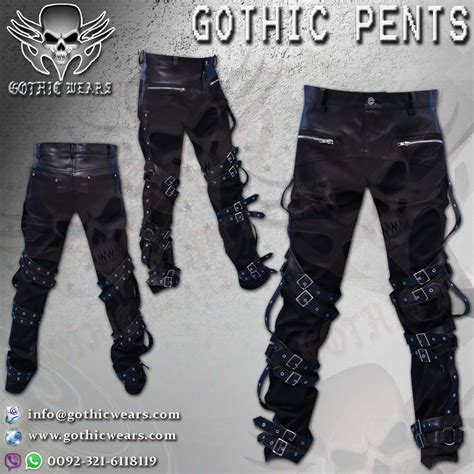 GOTHIC PANTS Artical No: GW-1506 Gothic Men Coats Gothic Women Coats Gothic Men Jackets Gothic ...