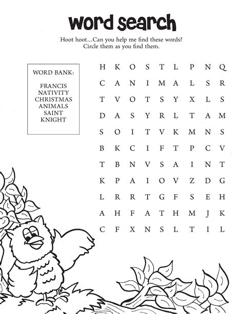 Free Printable Catholic Word Search Free Printable