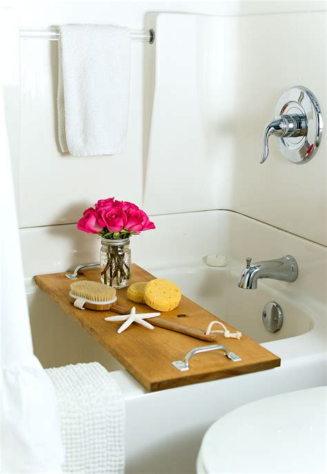 How to set up a gym at home diy tips. shower-bath-diy-makeover-ideas bath caddy (4 of 5) - It All Started With Paint