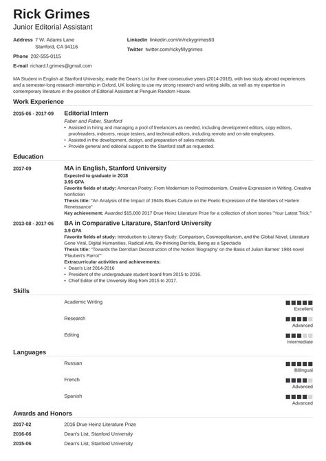 21 basic resumes examples for students internships com. Resume for Internship: Template & Guide (20+ Examples)