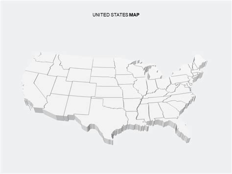 3d Map Of United States Powerpoint Templates Powerpoint Free