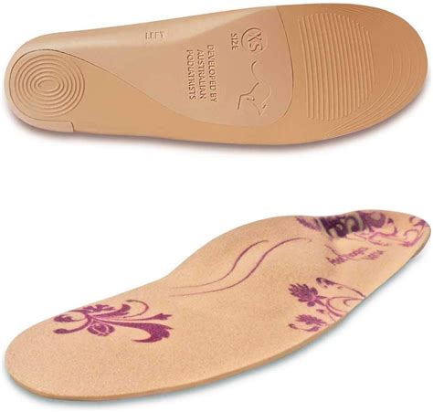 Footlogics Full Length Slimline Womens Orthotic Shoe Insoles For Relief From