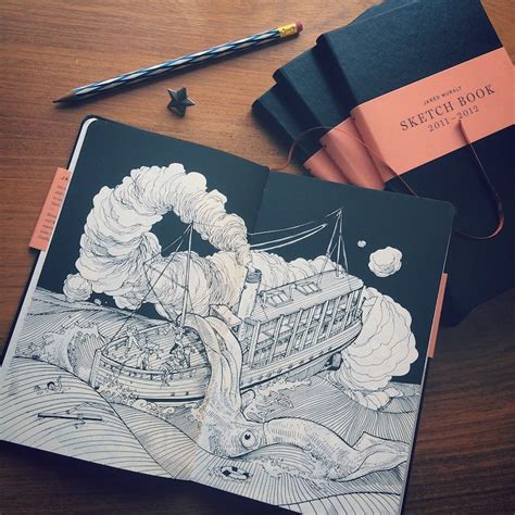 15 Beautiful Sketchbooks Are Mobile Galleries Of Stunning Works Of Art