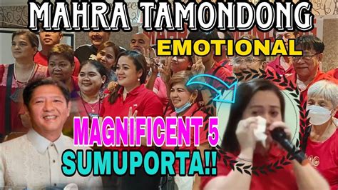 mahra tamondong emotional dahil sa kalagayan ng mga seÑor at mahihirap nating kababayan youtube