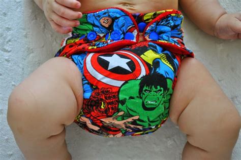 Marvel Comics Cloth Diaper Mommy Workout Cloth Diapers Custom Keychain