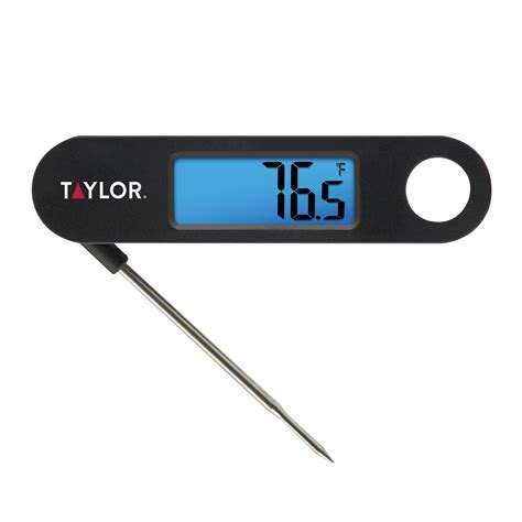 Taylor Digital Folding Probe Thermometer With Backlight