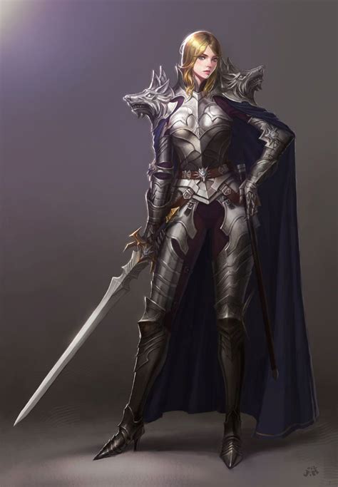 Fantasy Armor Girl Warrior Woman Female Knight Fantasy Armor